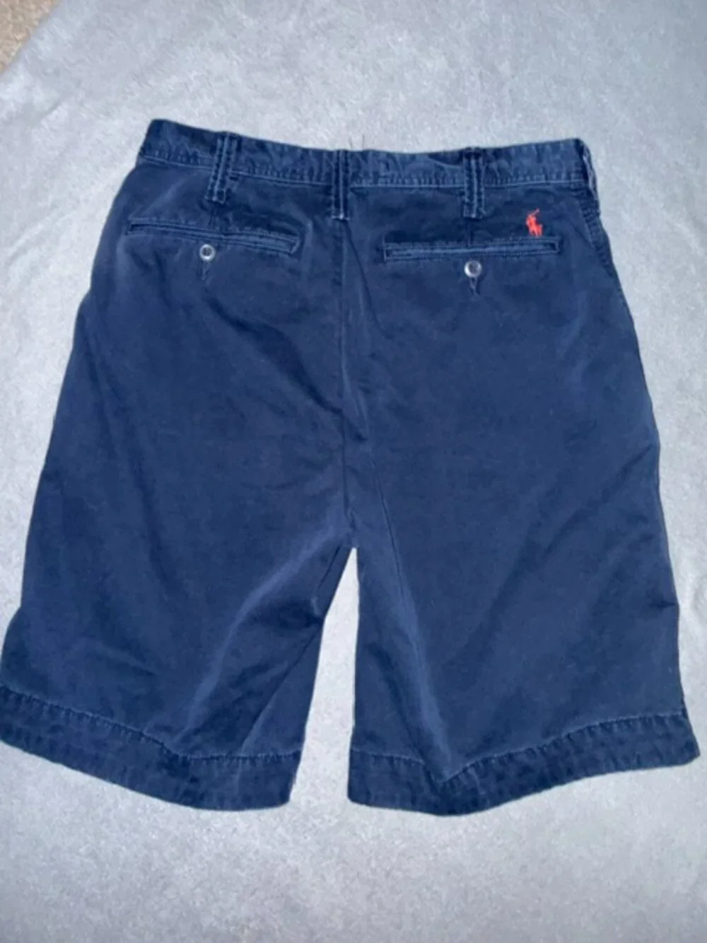 Polo Ralph Lauren Men’s Relaxed Fit Navy Cotton Shorts Size 30 Pockets